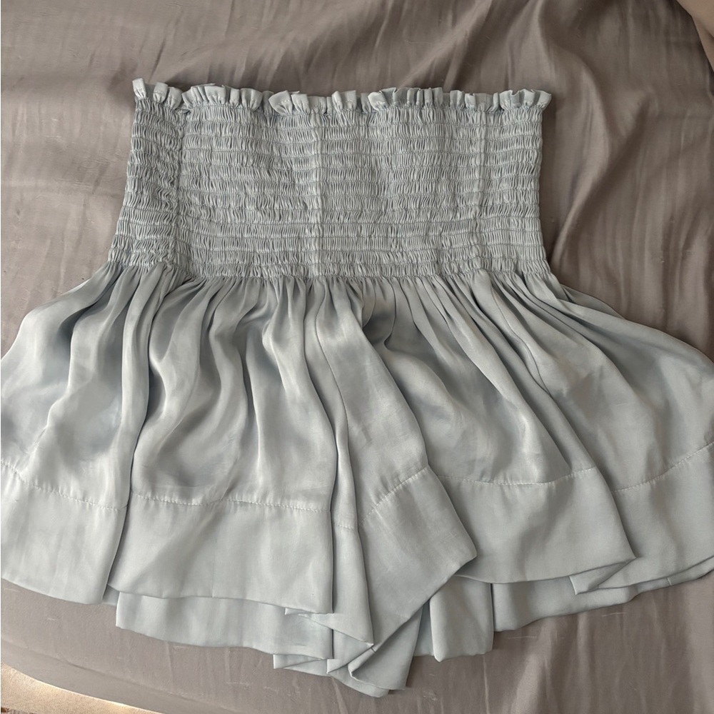 Blue Koch skirt